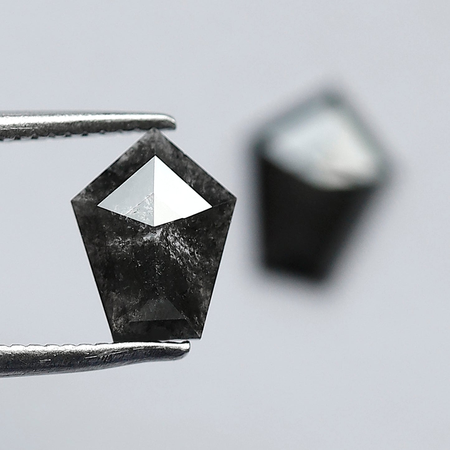 1.22 CT Marquise Gray Black Diamond Pair, 8.00 mm Salt and Pepper Earth Mined Loose Diamonds for Stud Earrings