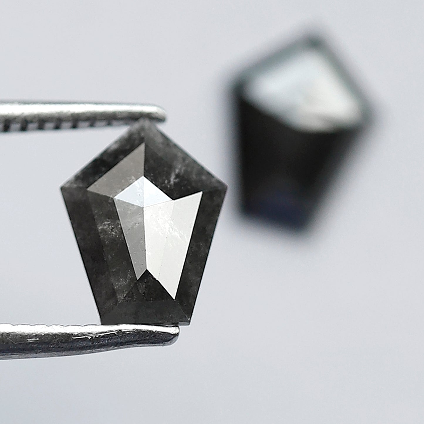 1.22 CT Marquise Gray Black Diamond Pair, 8.00 mm Salt and Pepper Earth Mined Loose Diamonds for Stud Earrings