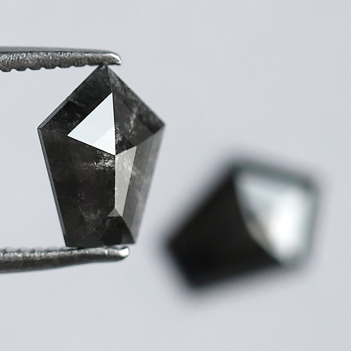 1.22 CT Marquise Gray Black Diamond Pair, 8.00 mm Salt and Pepper Earth Mined Loose Diamonds for Stud Earrings