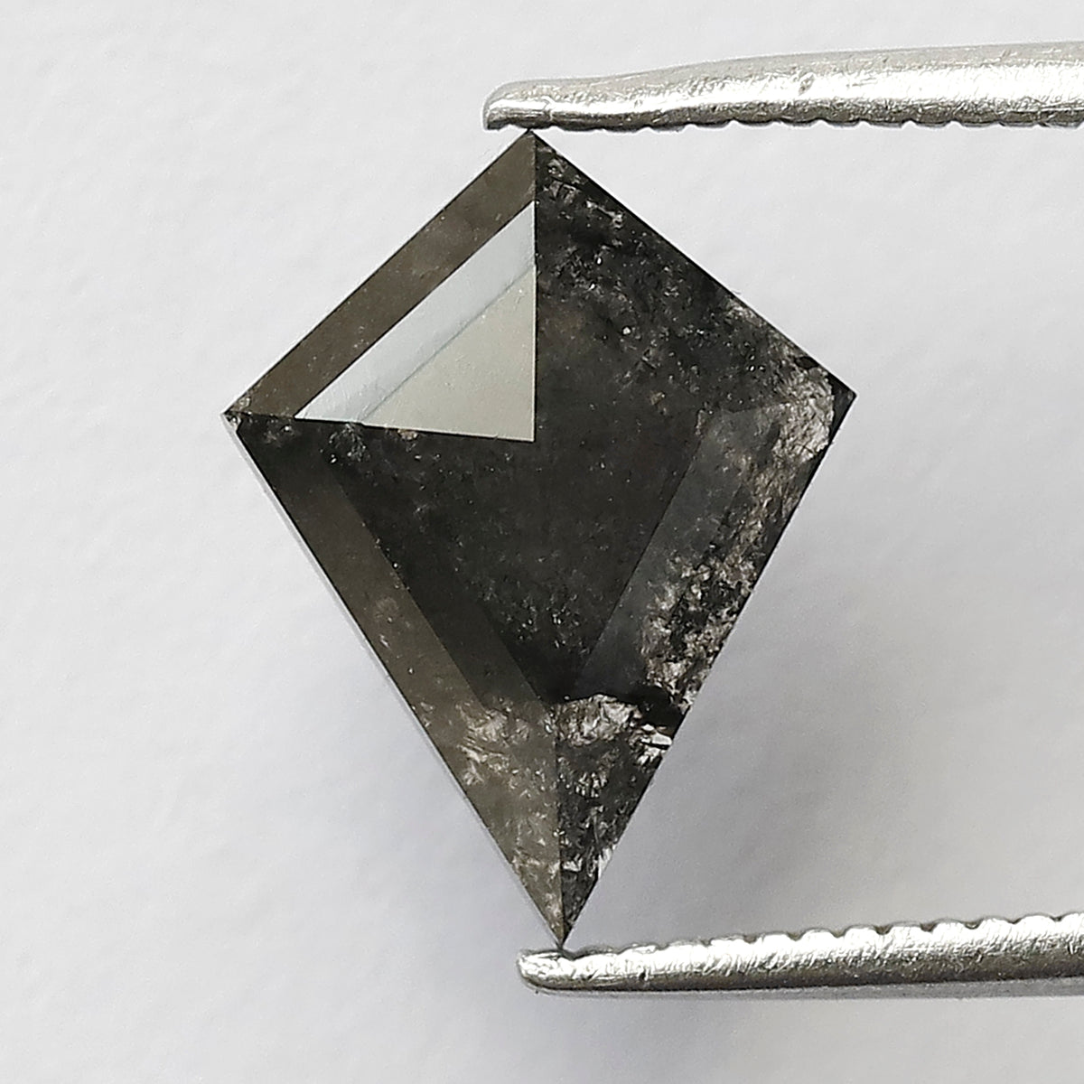 1.69 CT Kite Shape Natural Loose Earth Mined Diamond, 11.80 mm Salt and Pepper Diamond For Engagement Jewelry