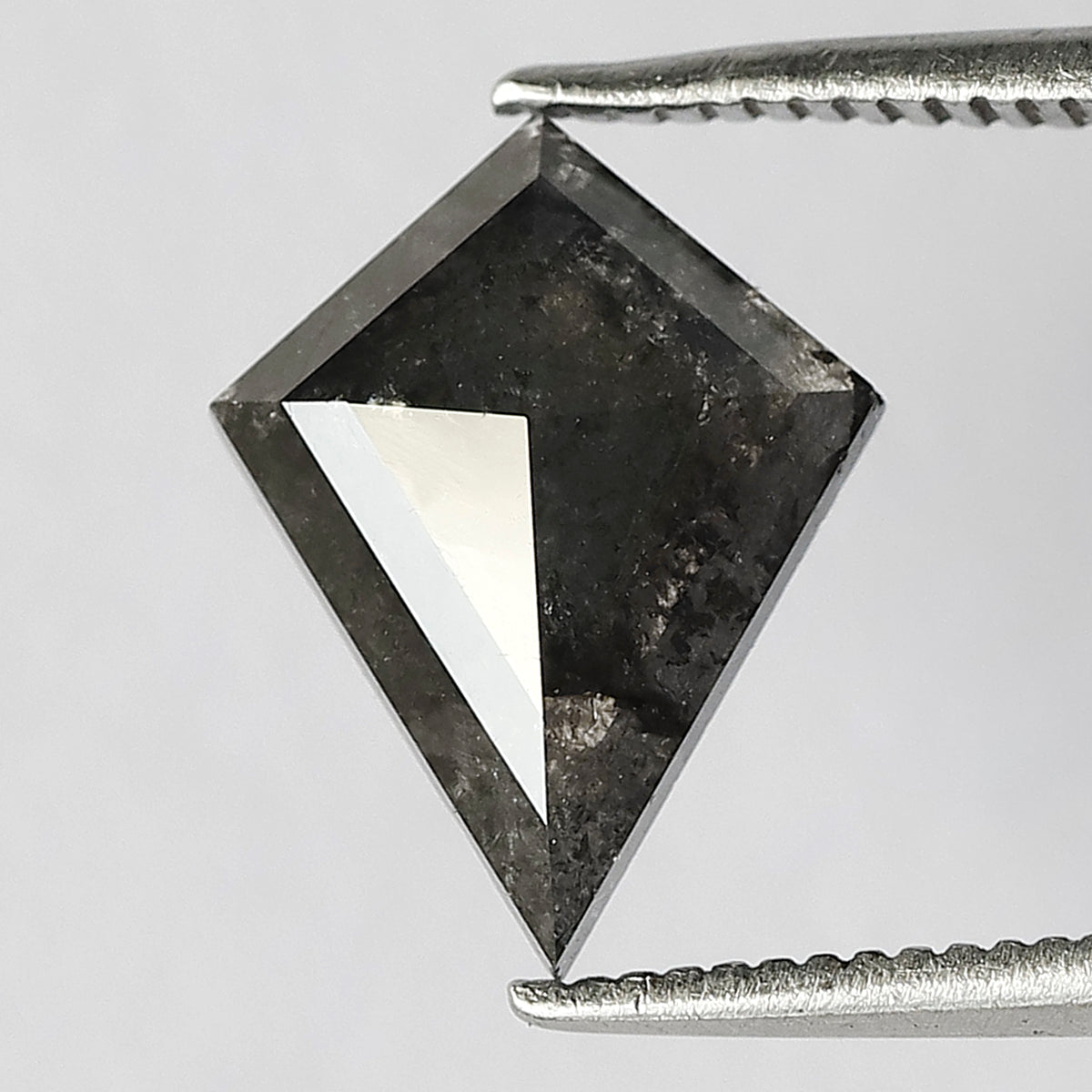 1.69 CT Kite Shape Natural Loose Earth Mined Diamond, 11.80 mm Salt and Pepper Diamond For Engagement Jewelry