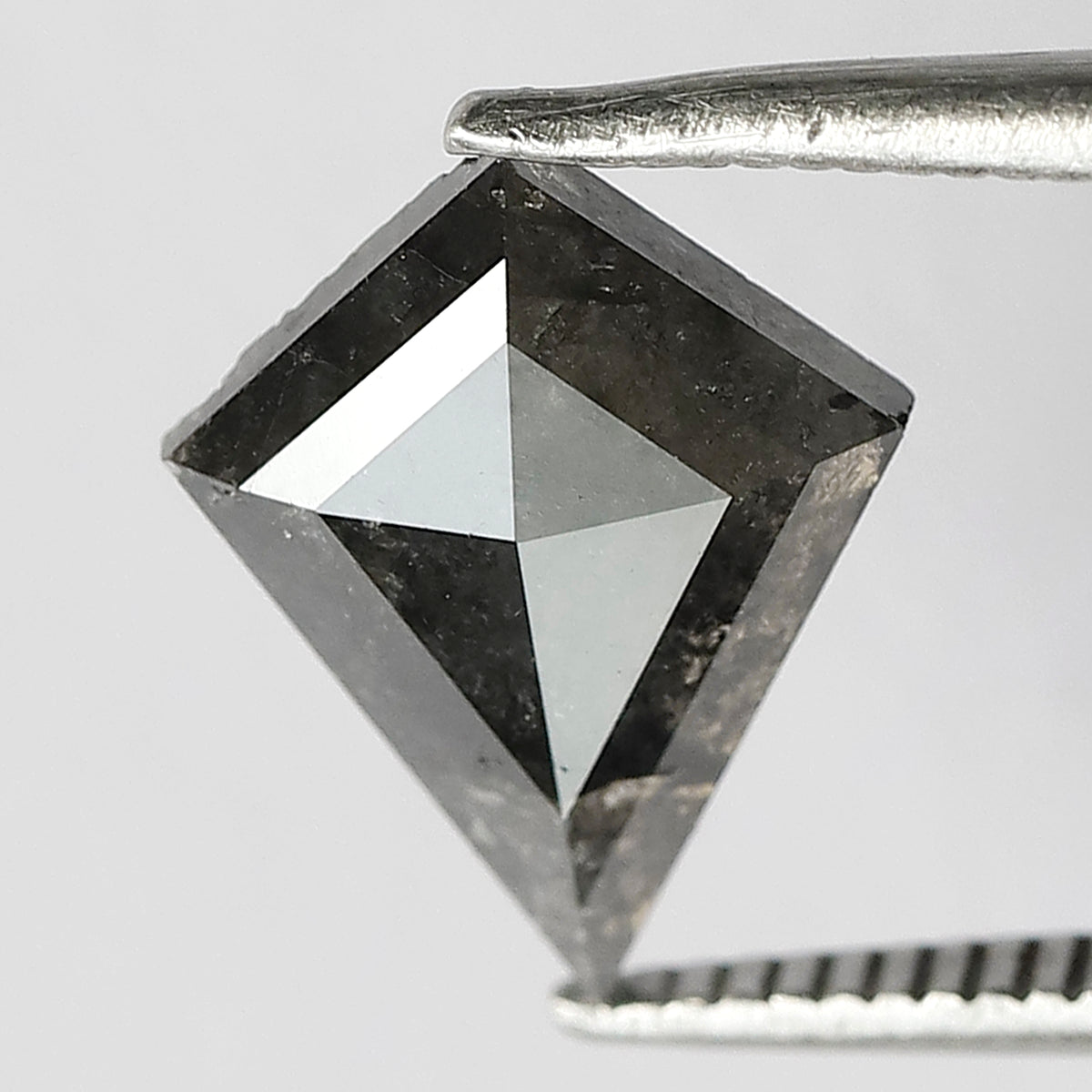 1.69 CT Kite Shape Natural Loose Earth Mined Diamond, 11.80 mm Salt and Pepper Diamond For Engagement Jewelry