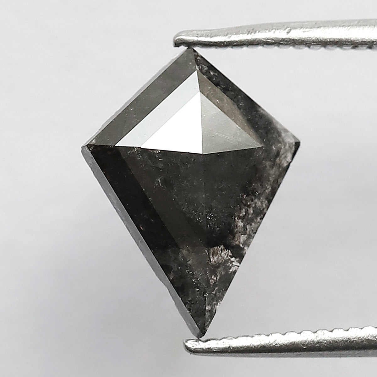 1.69 CT Kite Shape Natural Loose Earth Mined Diamond, 11.80 mm Salt and Pepper Diamond For Engagement Jewelry