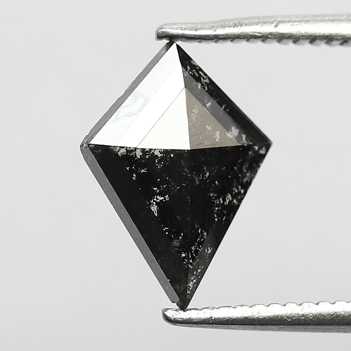 0.98 CT Kite Shape Gray Black Loose Diamond, Natural Earth Mined Salt and Pepper Diamond For Making Pendant