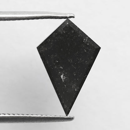 2.04 CT Kite Shape Salt and Pepper Diamond, Natural Gray Black Loose Earth Mined Diamond For Engagement Ring