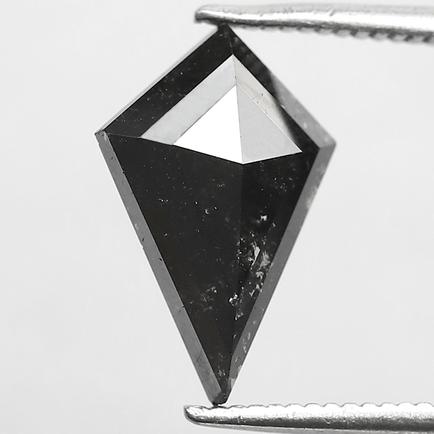 2.04 CT Kite Shape Salt and Pepper Diamond, Natural Gray Black Loose Earth Mined Diamond For Engagement Ring