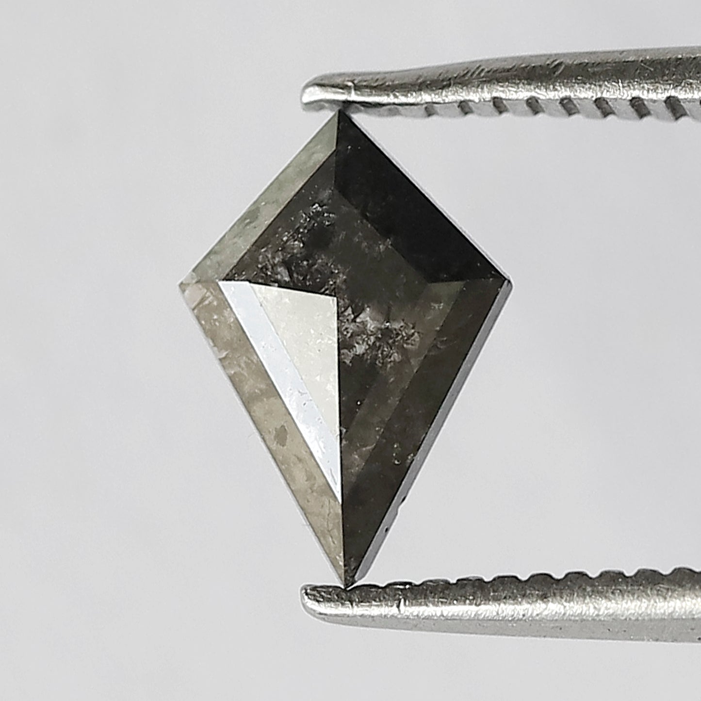 0.56 CT Conflict Free Kite Cut Diamond, Gray Black Natural Loose Diamond for Engagement Ring Design