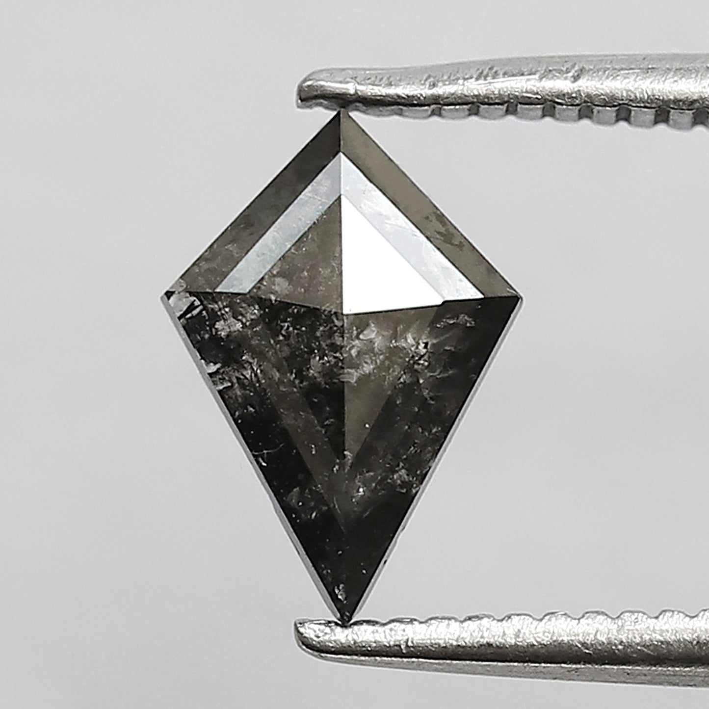 0.56 CT Conflict Free Kite Cut Diamond, Gray Black Natural Loose Diamond for Engagement Ring Design