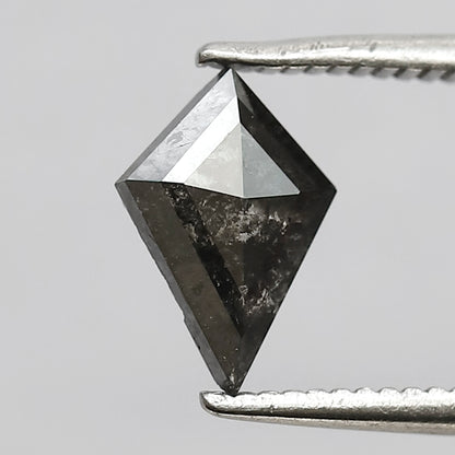 0.56 CT Conflict Free Kite Cut Diamond, Gray Black Natural Loose Diamond for Engagement Ring Design