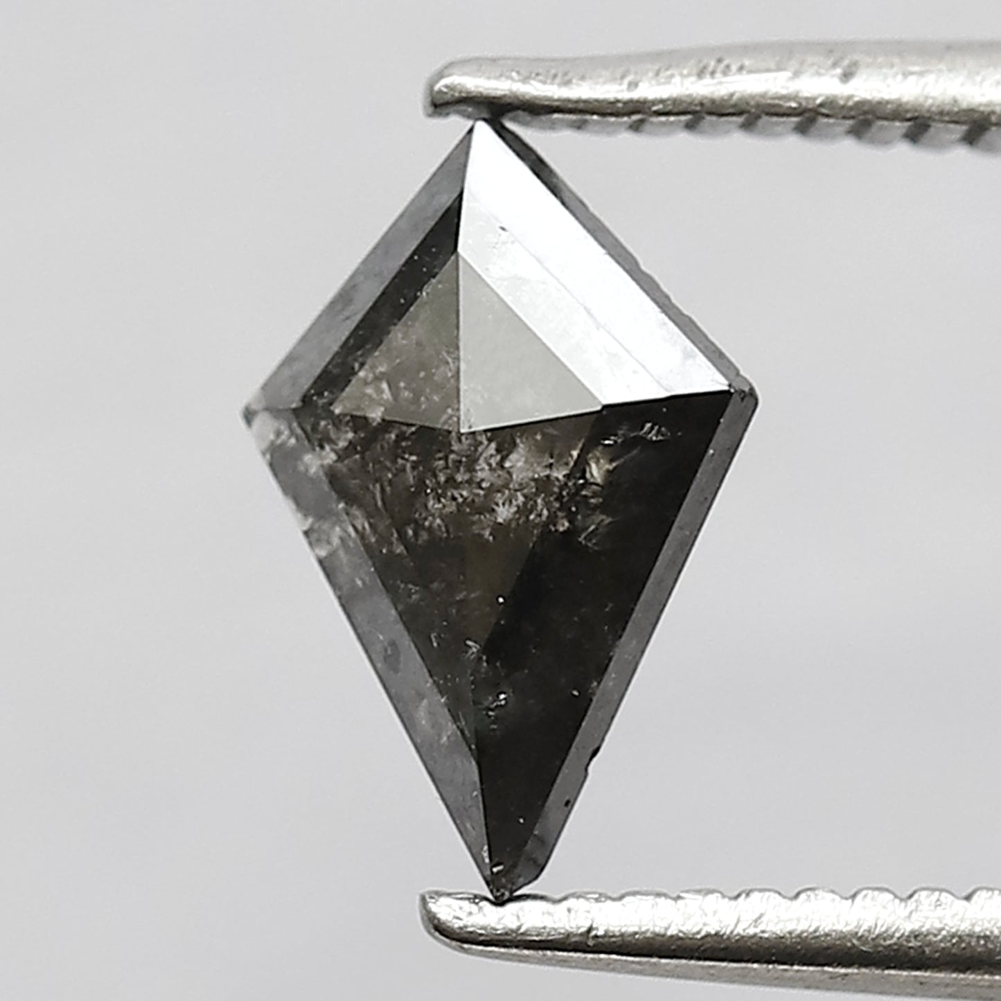 0.56 CT Conflict Free Kite Cut Diamond, Gray Black Natural Loose Diamond for Engagement Ring Design