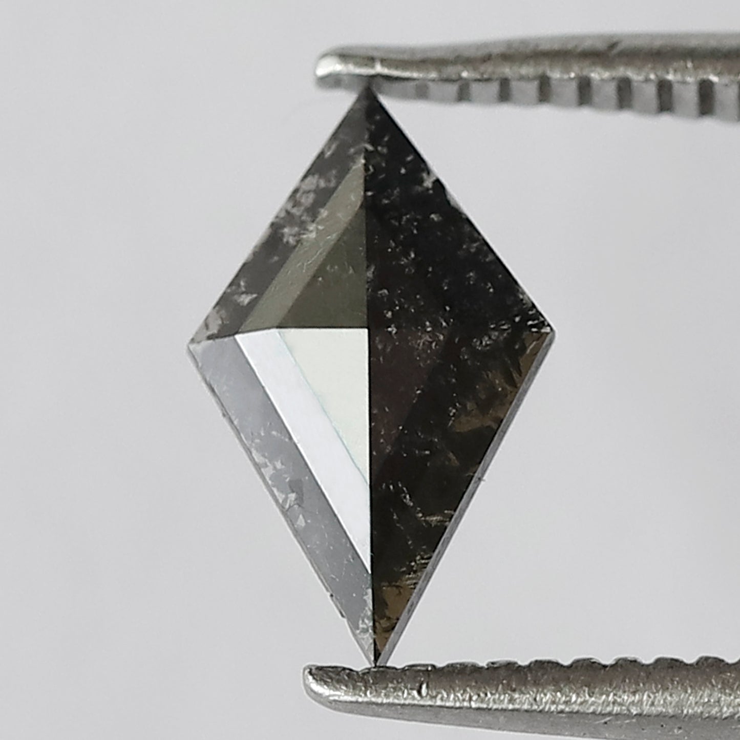0.46 CT Gray Black Kite Shape Diamond, Natural Salt and Pepper Loose Diamond, Conflict Free Earth Mined Diamond