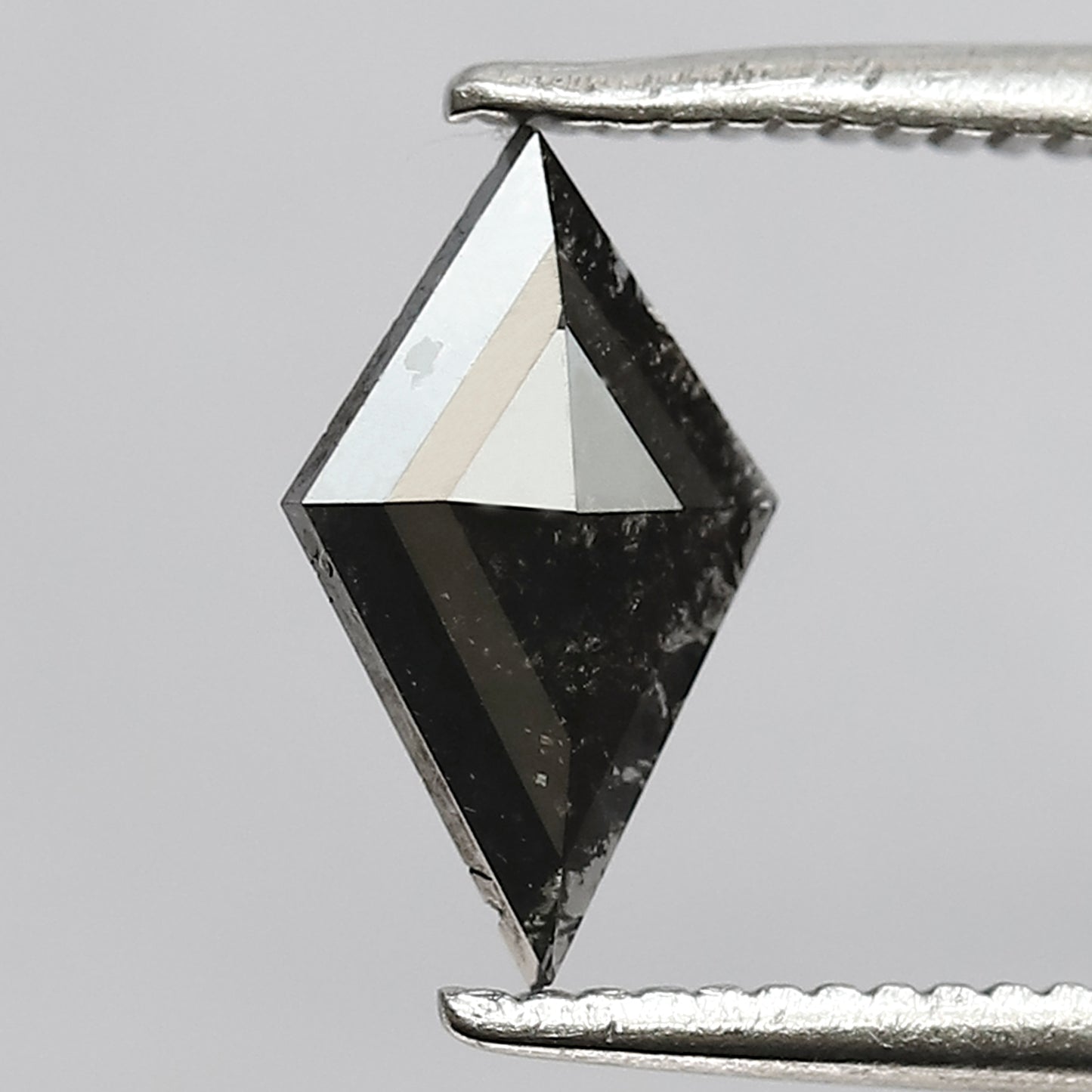 0.46 CT Gray Black Kite Shape Diamond, Natural Salt and Pepper Loose Diamond, Conflict Free Earth Mined Diamond