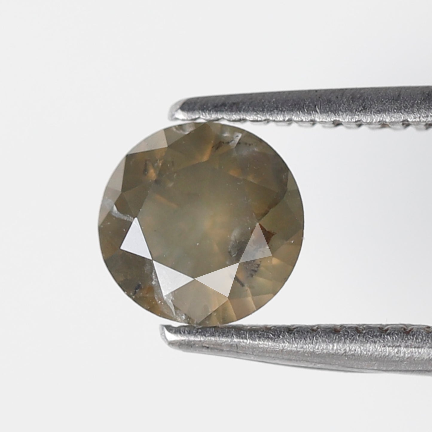 0.68 Ct Natural Round Brilliant Diamond, 5.80 x 5.80 mm Greenish Loose Conflict Free Ring Stone