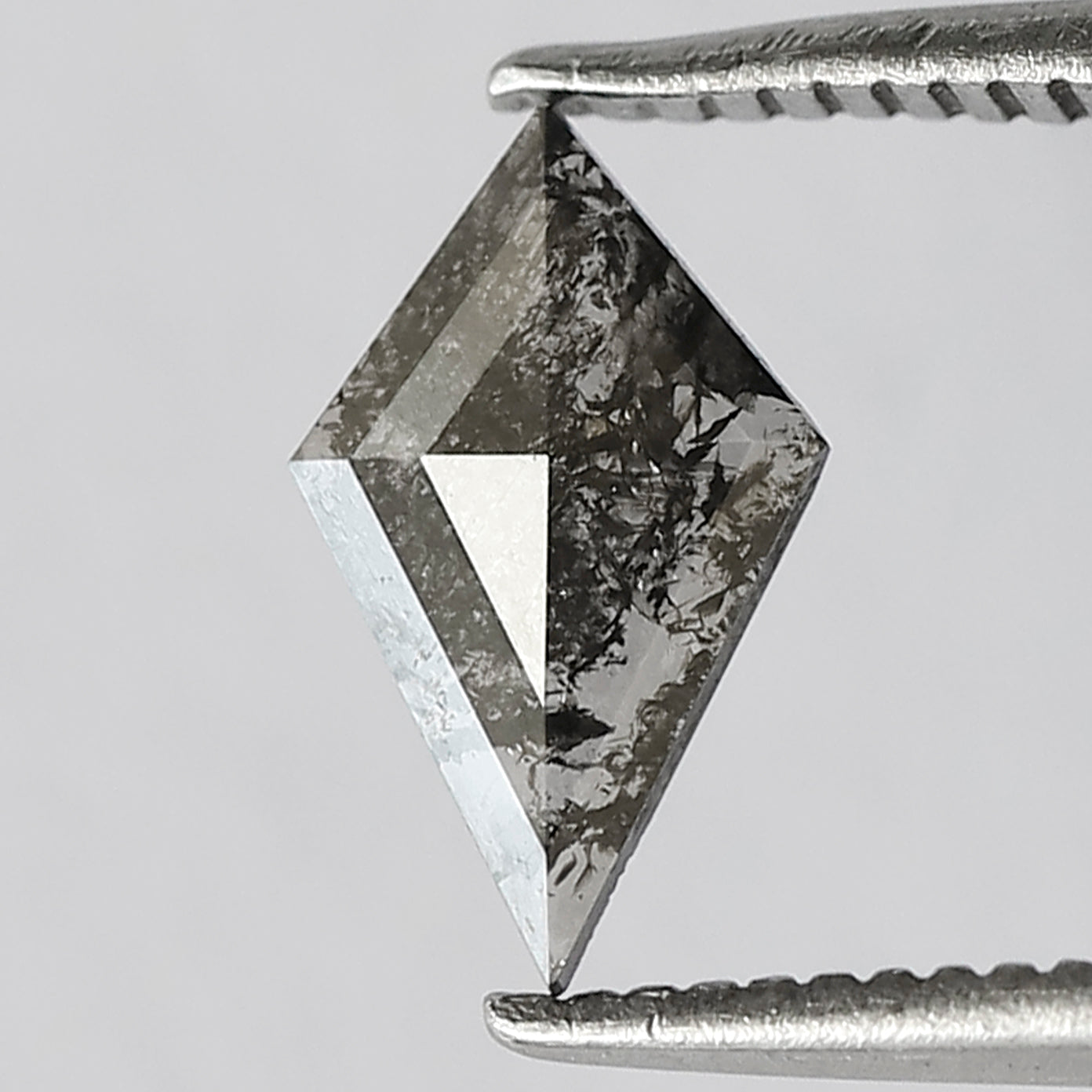 0.35 CT Kite Shape Diamond, Natural Earth Mined Salt and Pepper Loose Diamond for Bridal Ring