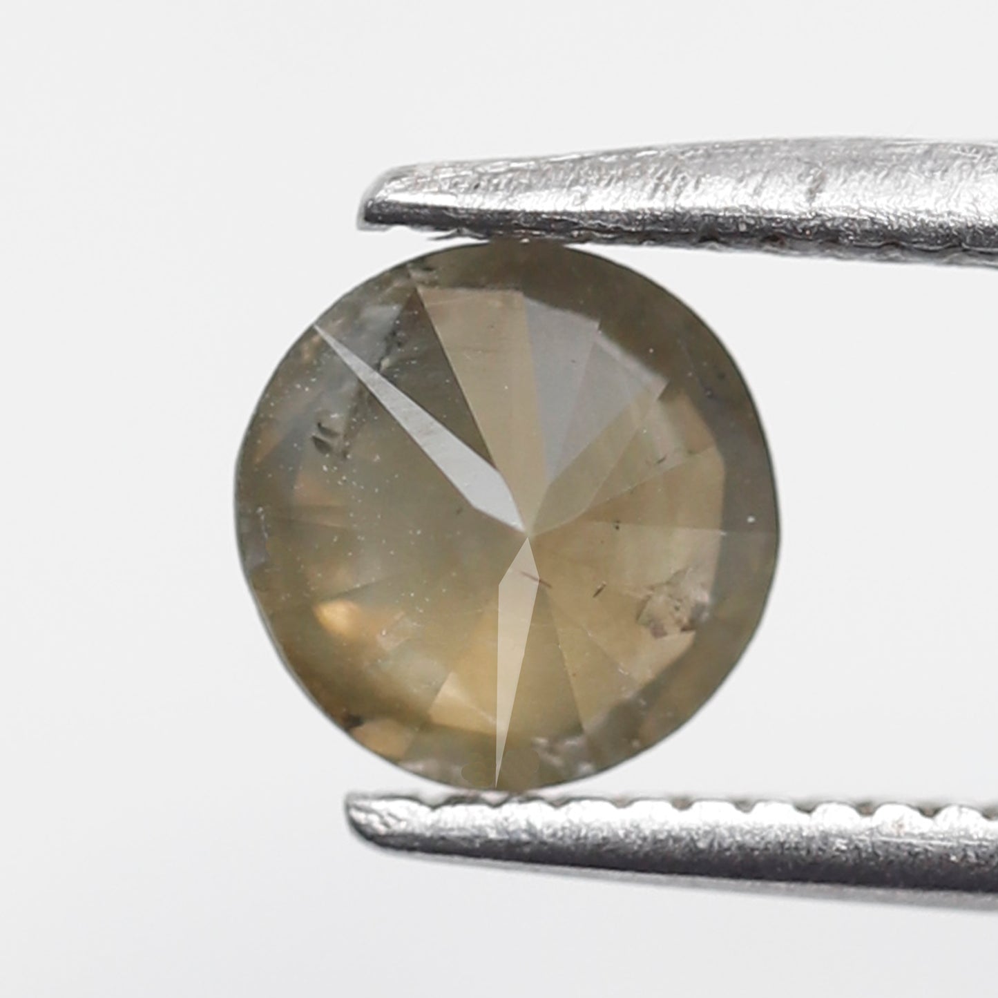 0.68 Ct Natural Round Brilliant Diamond, 5.80 x 5.80 mm Greenish Loose Conflict Free Ring Stone