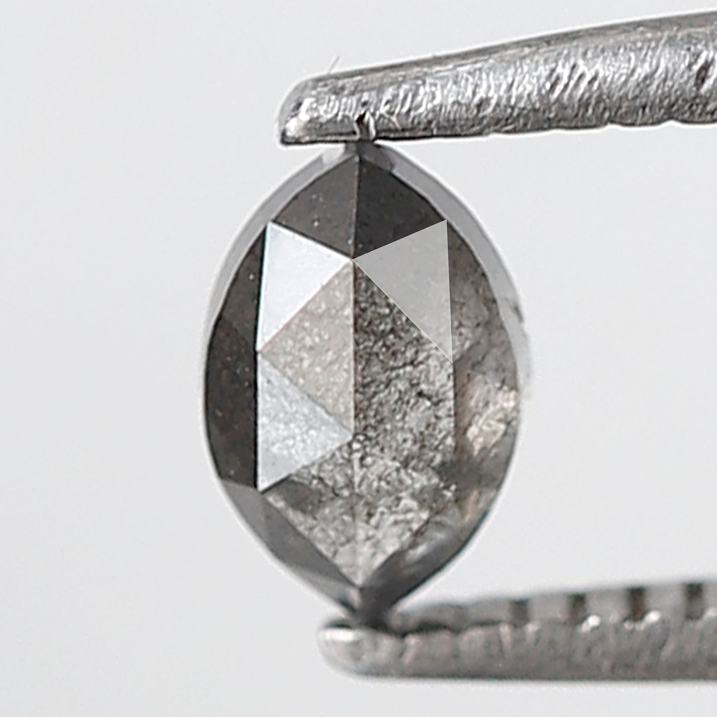 0.39 Ct Marquise Shape Salt and Pepper Diamond 5 MM Gray Black Color Natural Loose Diamond