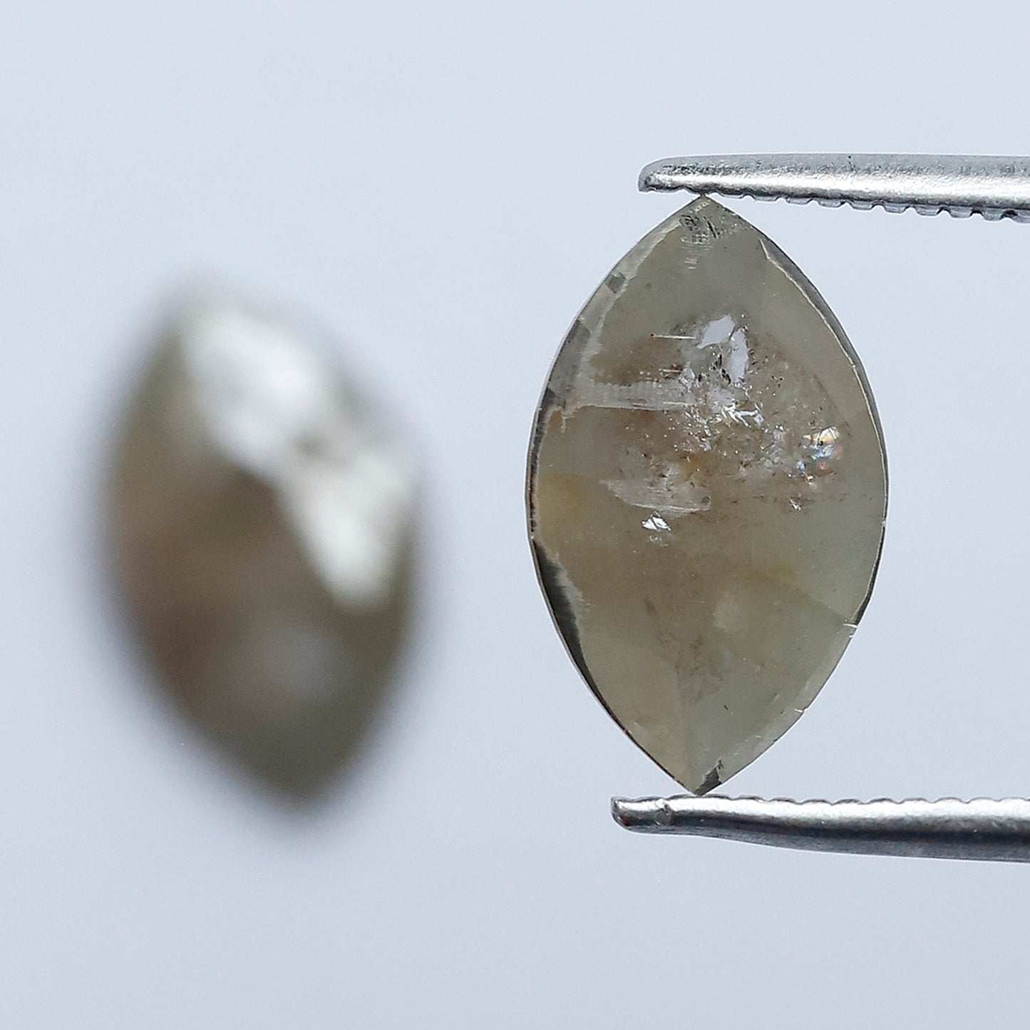 Matching Marquise Cut Rustic Diamond Pair 2.87 CT – Natural Grayish Loose Diamonds for Earrings