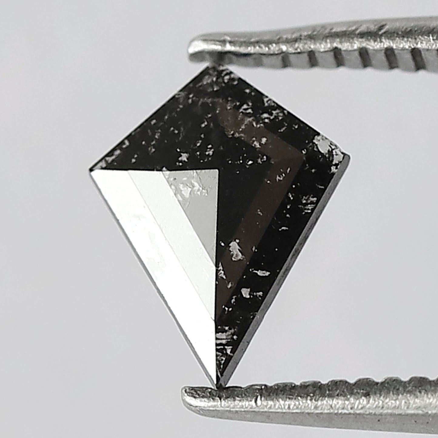 0.38 CT Kite Shape Salt and Pepper Diamond, Natural Gray Black Loose Earth Mined Loose Diamond