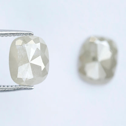 2.03 Ct Ethical Oval Shape Diamonds – Natural Rustic Loose Pair for Bridal & Wedding Jewelry