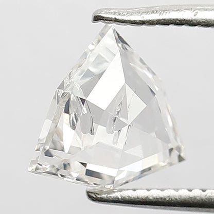 8 MM Long Unique Geometric Shape Diamond 1.19 CT HI Color SI Clarity Loose Natural Conflict Free White Rose Cut Diamond Engagement Ring