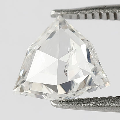 8 MM Long Unique Geometric Shape Diamond 1.19 CT HI Color SI Clarity Loose Natural Conflict Free White Rose Cut Diamond Engagement Ring