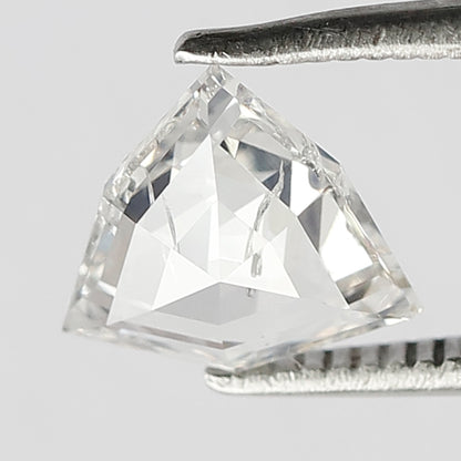 8 MM Long Unique Geometric Shape Diamond 1.19 CT HI Color SI Clarity Loose Natural Conflict Free White Rose Cut Diamond Engagement Ring