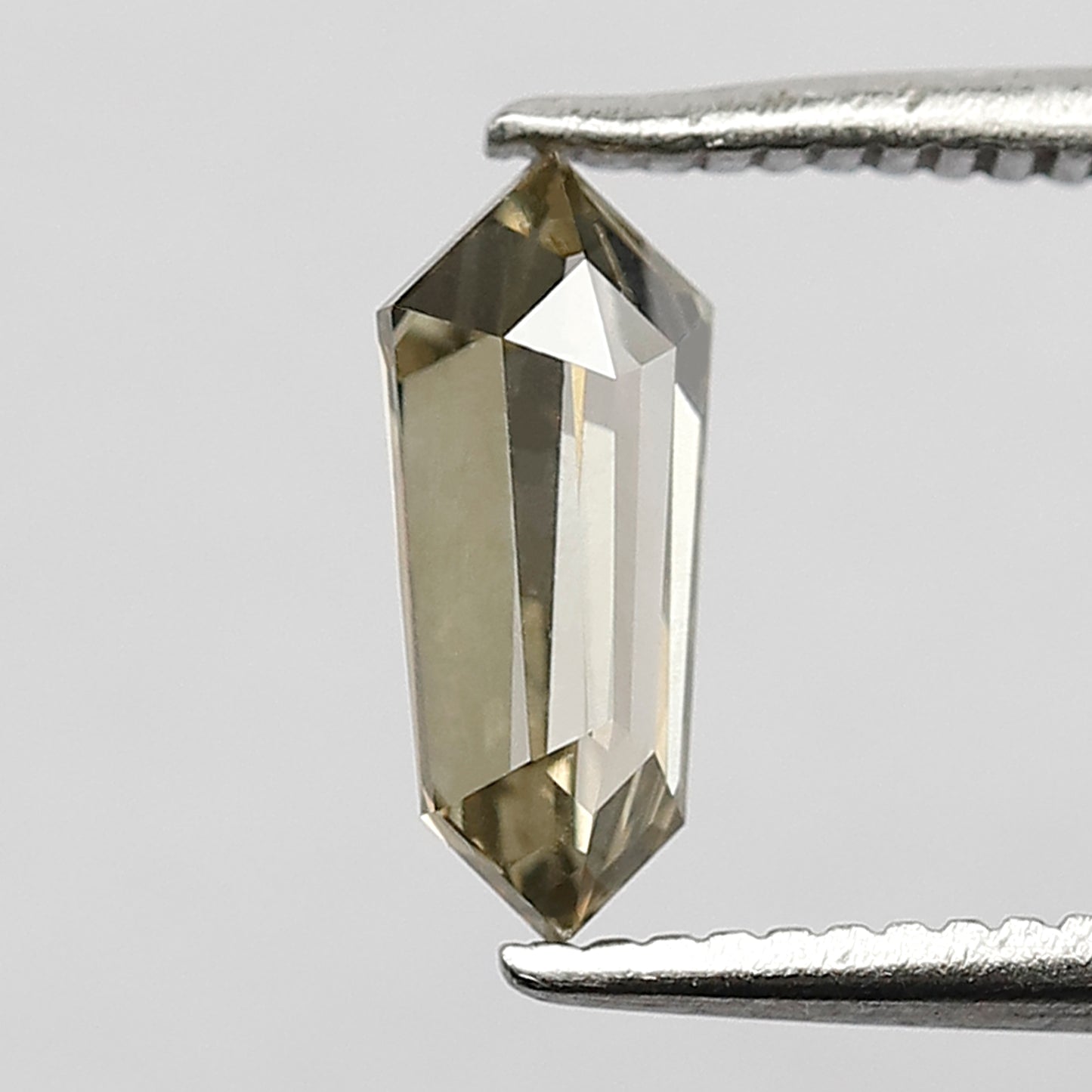 0.74 CT Fancy Champagne Color Diamond 8.7 MM VVS Clarity Geometric Shape Diamond Loose Natural Rose Cut Diamond Custom Pendant
