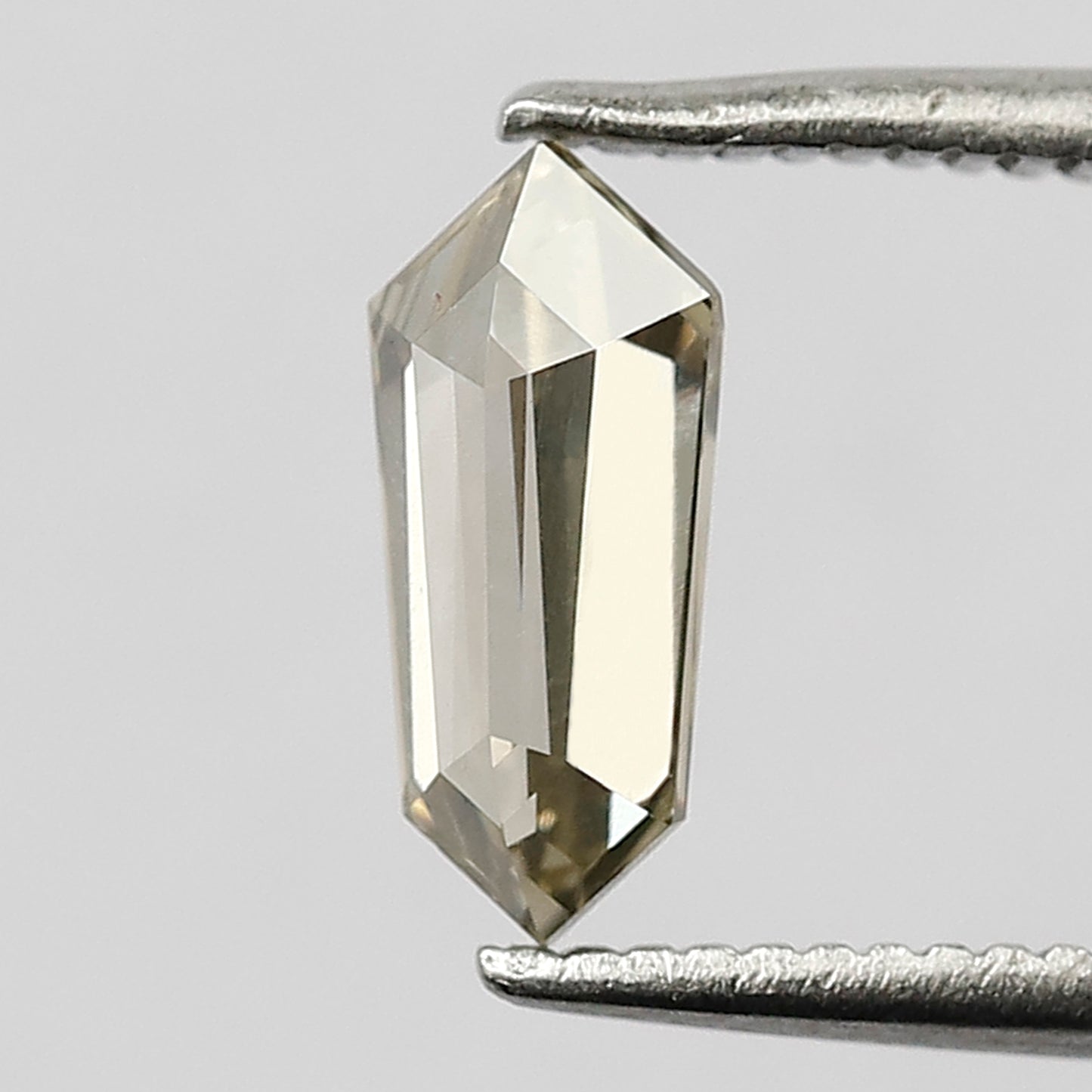 0.74 CT Fancy Champagne Color Diamond 8.7 MM VVS Clarity Geometric Shape Diamond Loose Natural Rose Cut Diamond Custom Pendant