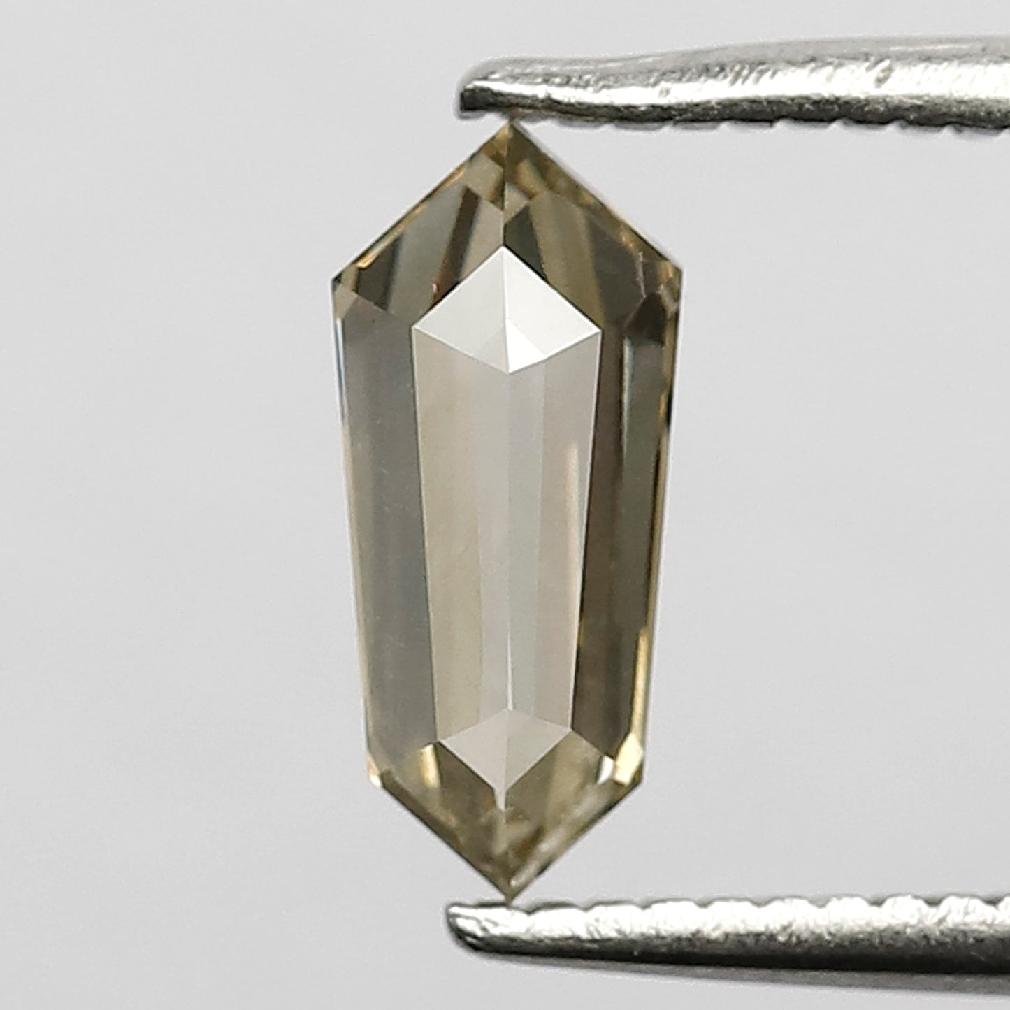 0.74 CT Fancy Champagne Color Diamond 8.7 MM VVS Clarity Geometric Shape Diamond Loose Natural Rose Cut Diamond Custom Pendant
