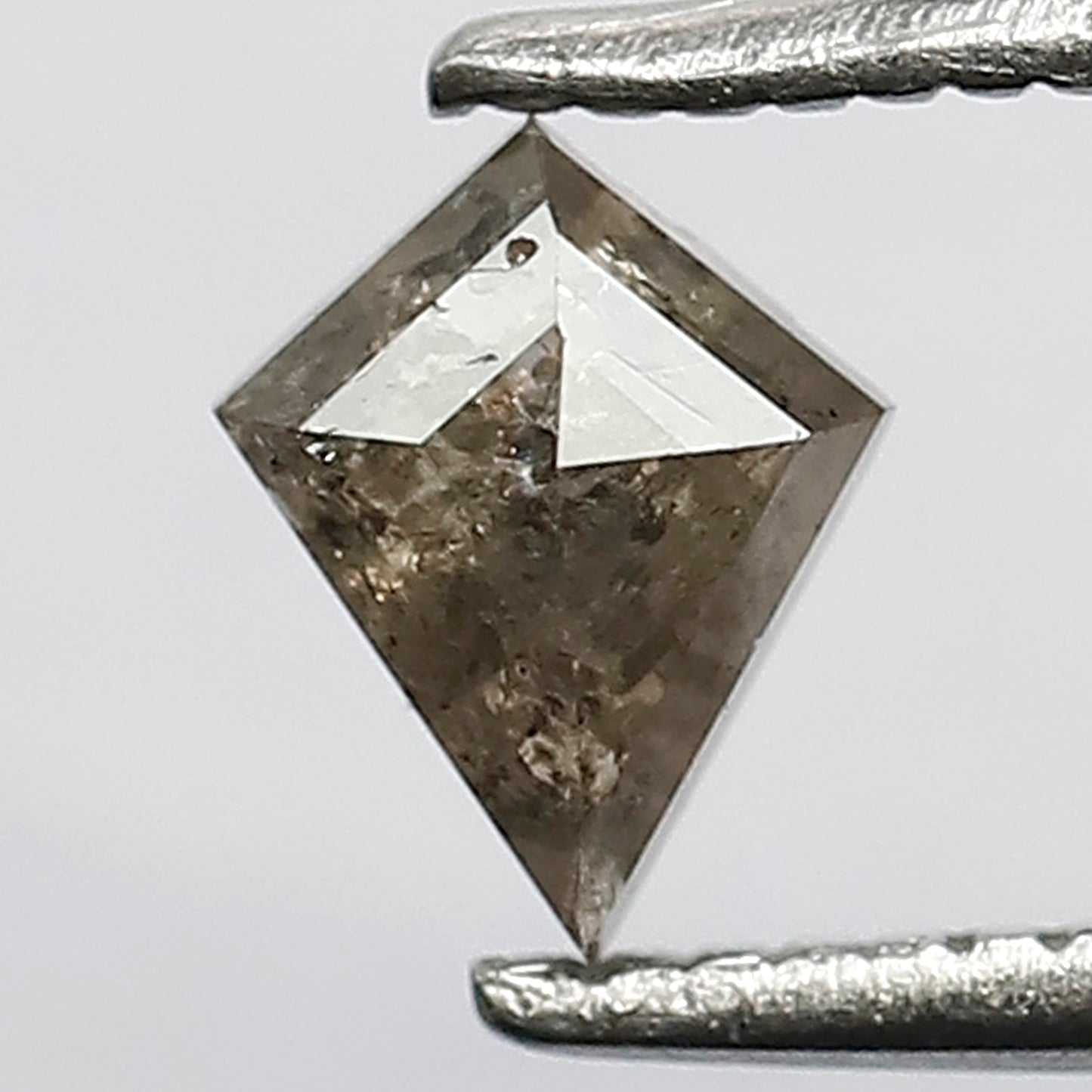 0.40 Ct Kite Shape Brownish Gray Diamond | Natural Rustic Earth Mined Loose Diamond for Ring