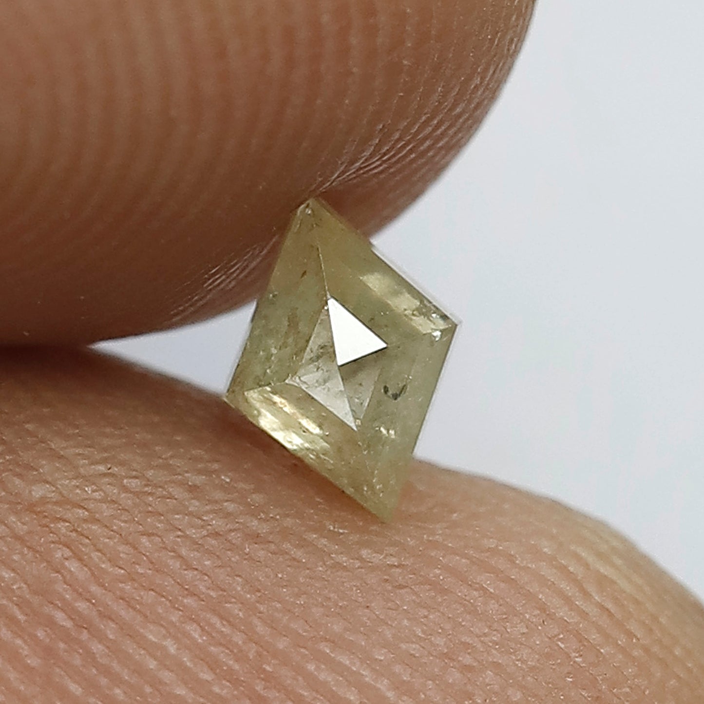 0.29 Ct Kite Shape Natural Diamond | Yellowish Rustic Loose Diamond for Wedding Band or Ring