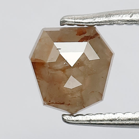 0.72 Ct Rustic Shield Cut Diamond | Pinkish Red Natural Loose Diamond for Engagement Ring