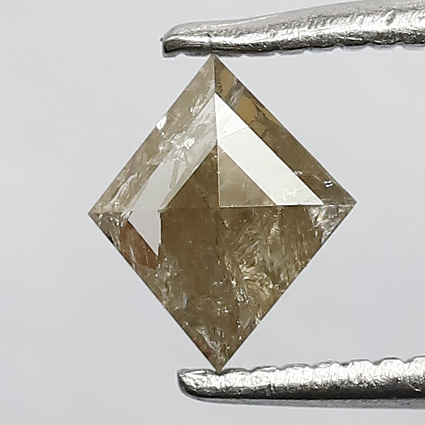 Natural 0.47 Ct Kite Shape Loose Diamond Brownish color Kite Rustic Diamond
