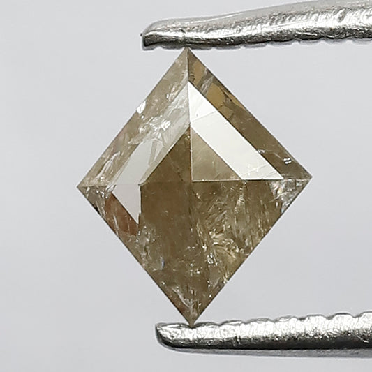 Natural 0.47 Ct Kite Shape Loose Diamond Brownish color Kite Rustic Diamond