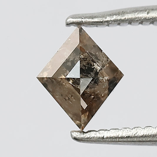 0.52 Ct Natural Brownish Champagne Diamond | Kite Shape 5.9 mm Conflict Free Loose Diamond for Wedding Band