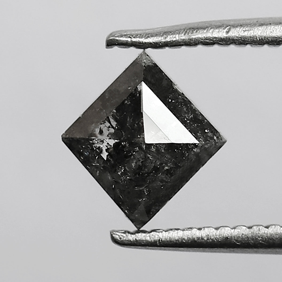 0.77 Ct Natural Gray Black Diamond | Kite Shape Salt & Pepper Loose Diamond for Custom Jewelry