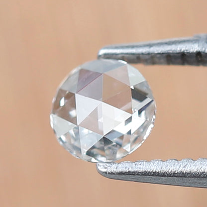 0.22 Ct Natural Round Rose Cut Diamond, FG VS Loose Diamond, 4.5 mm Minimalist Engagement Proposal Stone