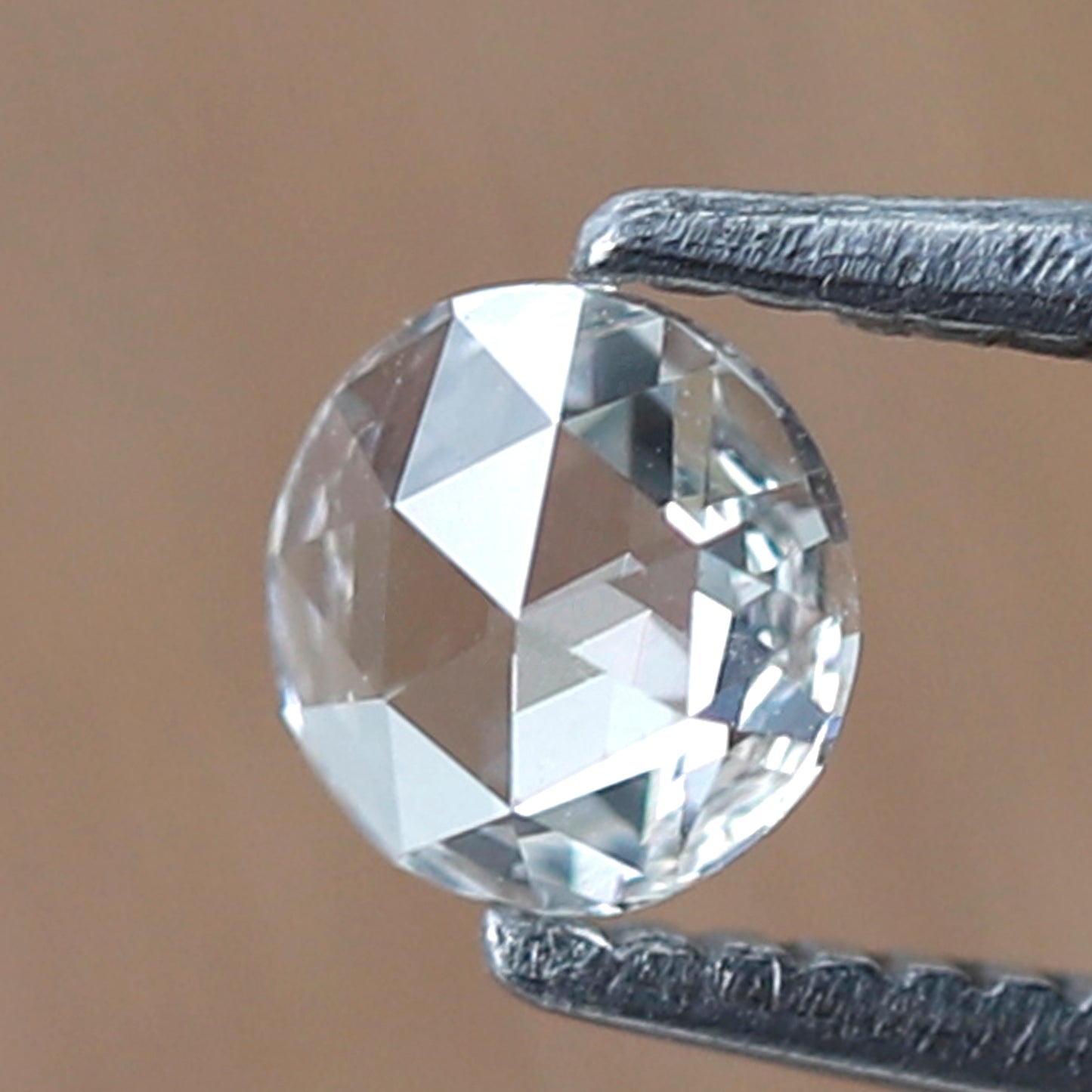 0.22 Ct Natural Round Rose Cut Diamond, FG VS Loose Diamond, 4.5 mm Minimalist Engagement Proposal Stone