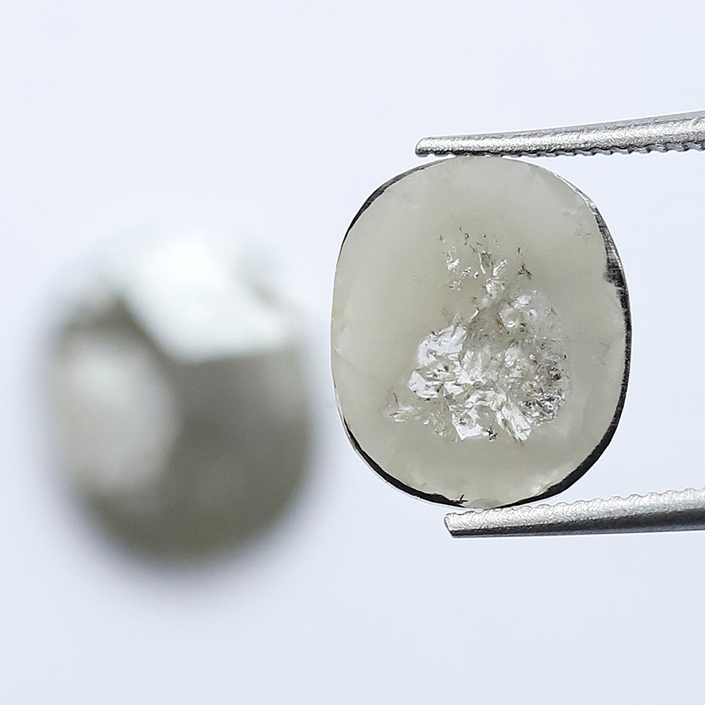 2.98 Ct Matching Cushion cut Loose Diamonds | Natural Grayish Rustic Diamond Pair for Earrings, Rings & Custom Jewelry