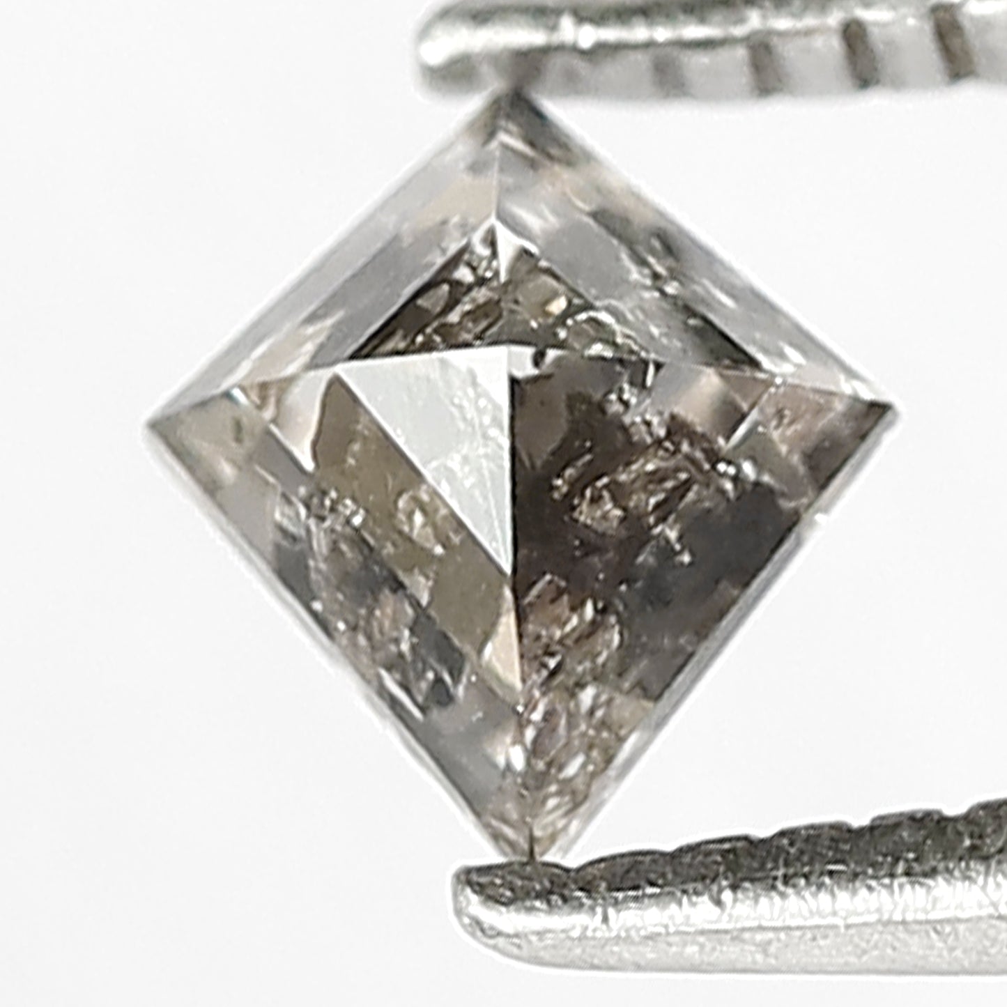 Kite Shape 0.45 CT Salt and Pepper Diamond, Natural 5.50 mm Conflict Free Loose Diamond for Custom Jewelry Making