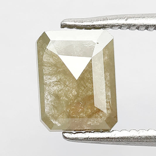 1.06 Ct Translucent Emerald Cut Diamond | Natural Greenish Conflict Free Loose Diamond for Jewelry