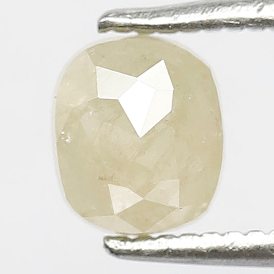 0.72 Ct Oval Shape Rustic Diamond | Natural Yellowish Conflict Free Loose Diamond for Wedding Ring