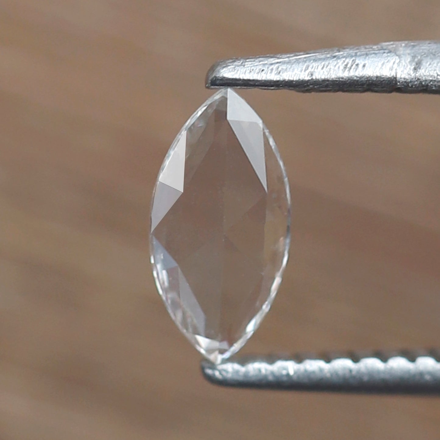 0.14 Ct Marquise Rose Cut Diamond, 6.7 mm Natural FG VS Loose Diamond, Minimal Proposal Ring Stone