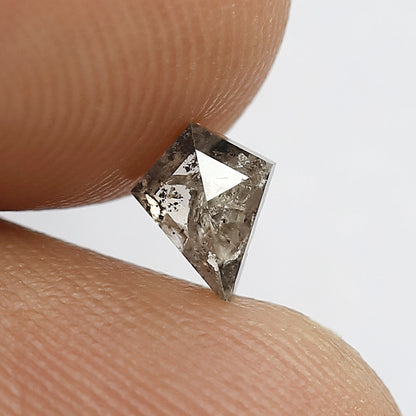 0.40 CT Kite Shape Natural Diamond, 5.9 MM Loose Rustic Diamond For Kite Diamond Pendant