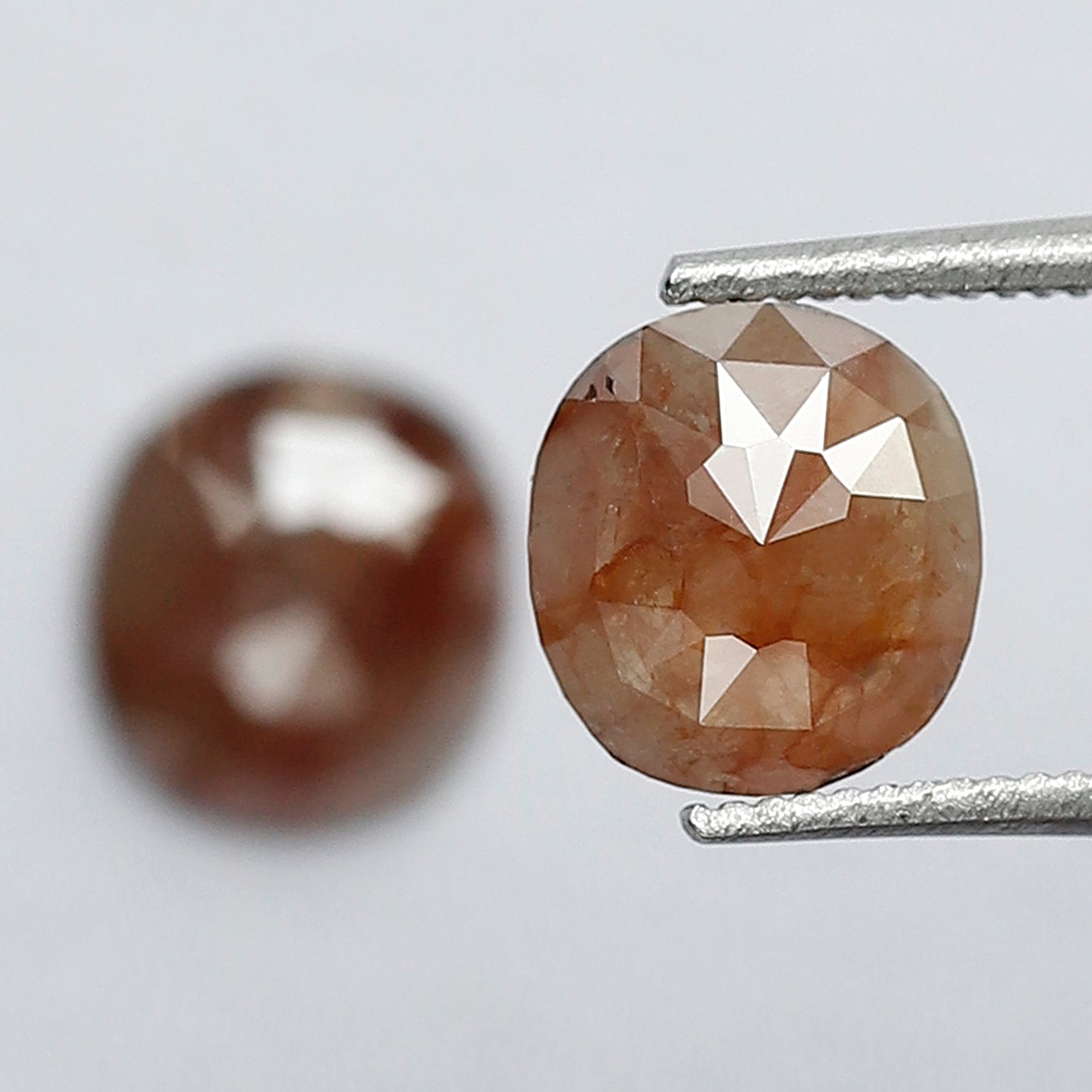 Pair of Cushion Cut Rustic Diamonds 1.33 Ct | 6.5 x 6.00 mm Natural Earth Mined Loose Diamonds for Jewelry