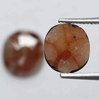 Pair of Cushion Cut Rustic Diamonds 1.33 Ct | 6.5 x 6.00 mm Natural Earth Mined Loose Diamonds for Jewelry