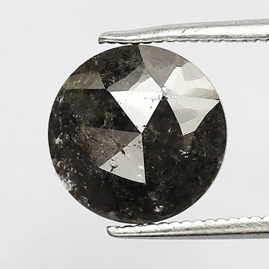 3.03 CT Round Shape Natural Diamond, Dark Brownish Loose Earth Mined Diamond