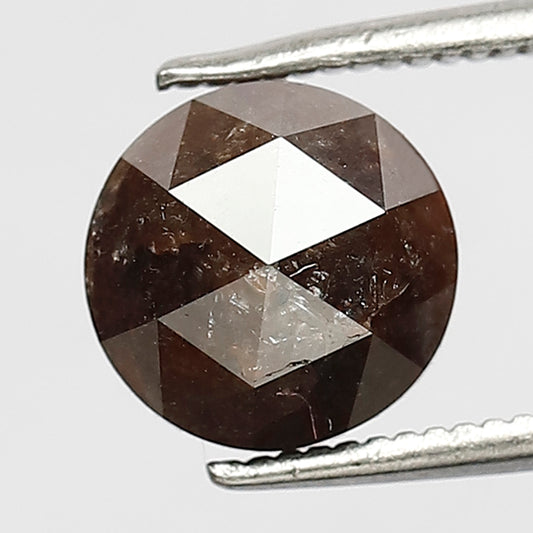 2.85 CT Round Shape Loose Diamond 8.1 MM Natural Reddish Conflict Free Diamond For Jewelry
