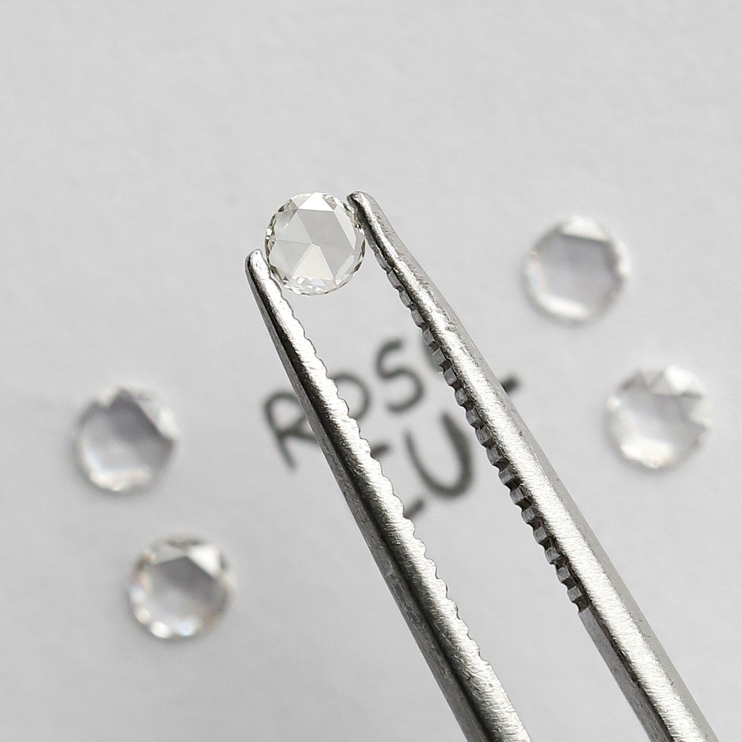 0.25 CT 2.80 MM Round Rose Cut Natural Loose Diamond FG Color Vs Clarity 5 Pieces For Diamonds Jewelry