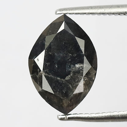 Natural Marquise cut 2.39 CT Loose Diamond, 11.3 MM Blackish Gray Ethically Sourced Brilliant cut Diamond